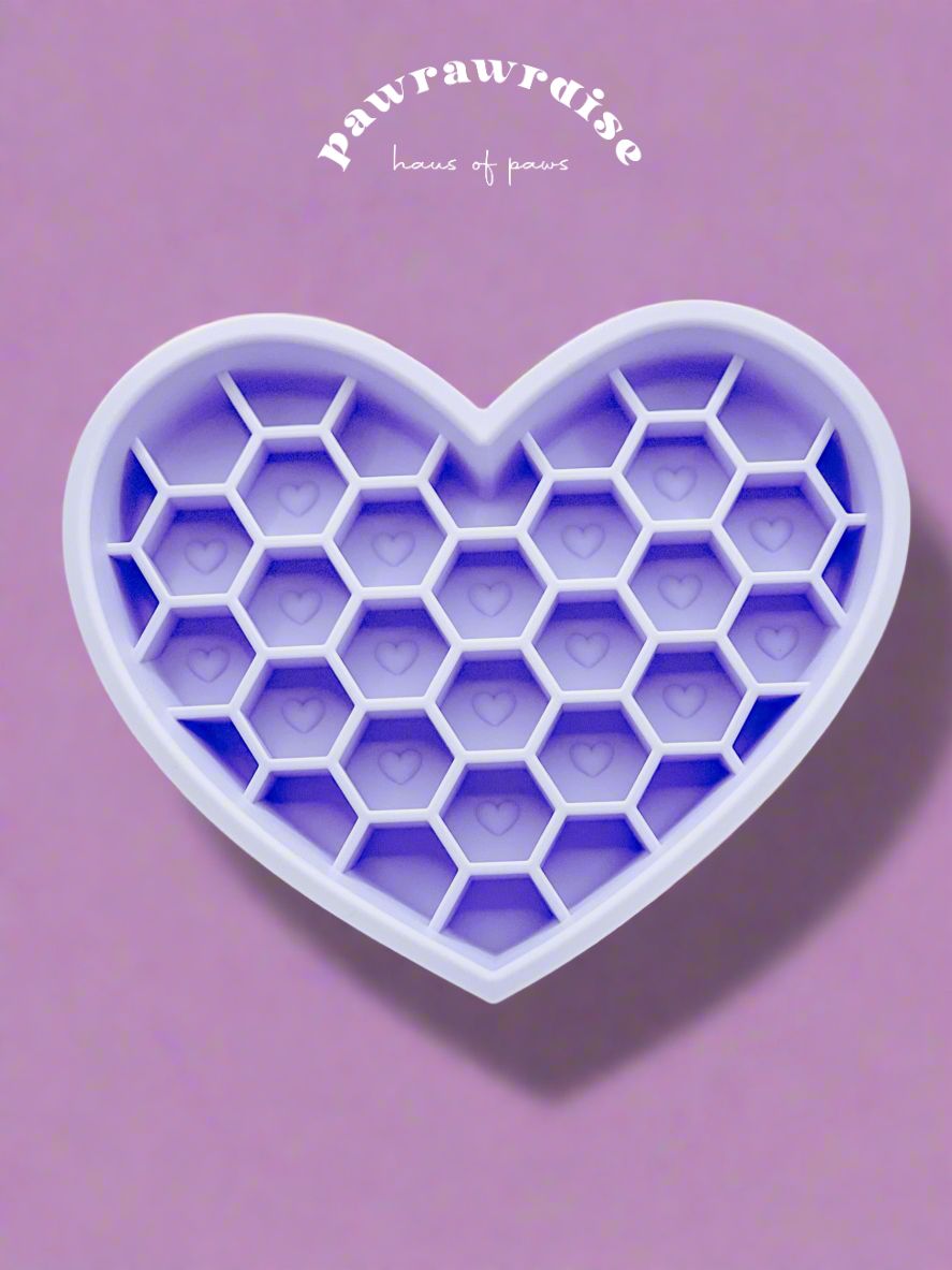 Valentina 2-in-1 Honeycomb Slow Feeder / Lilac