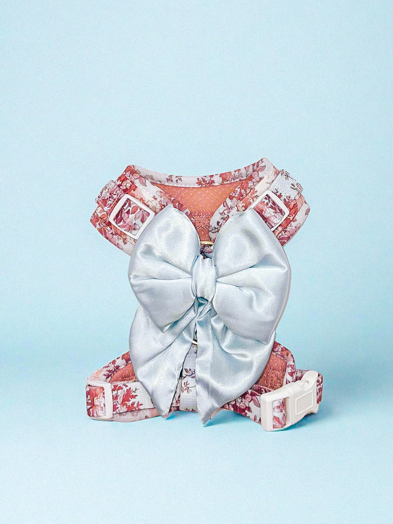 Piper Satin Pillow Sailor Bow / Blue