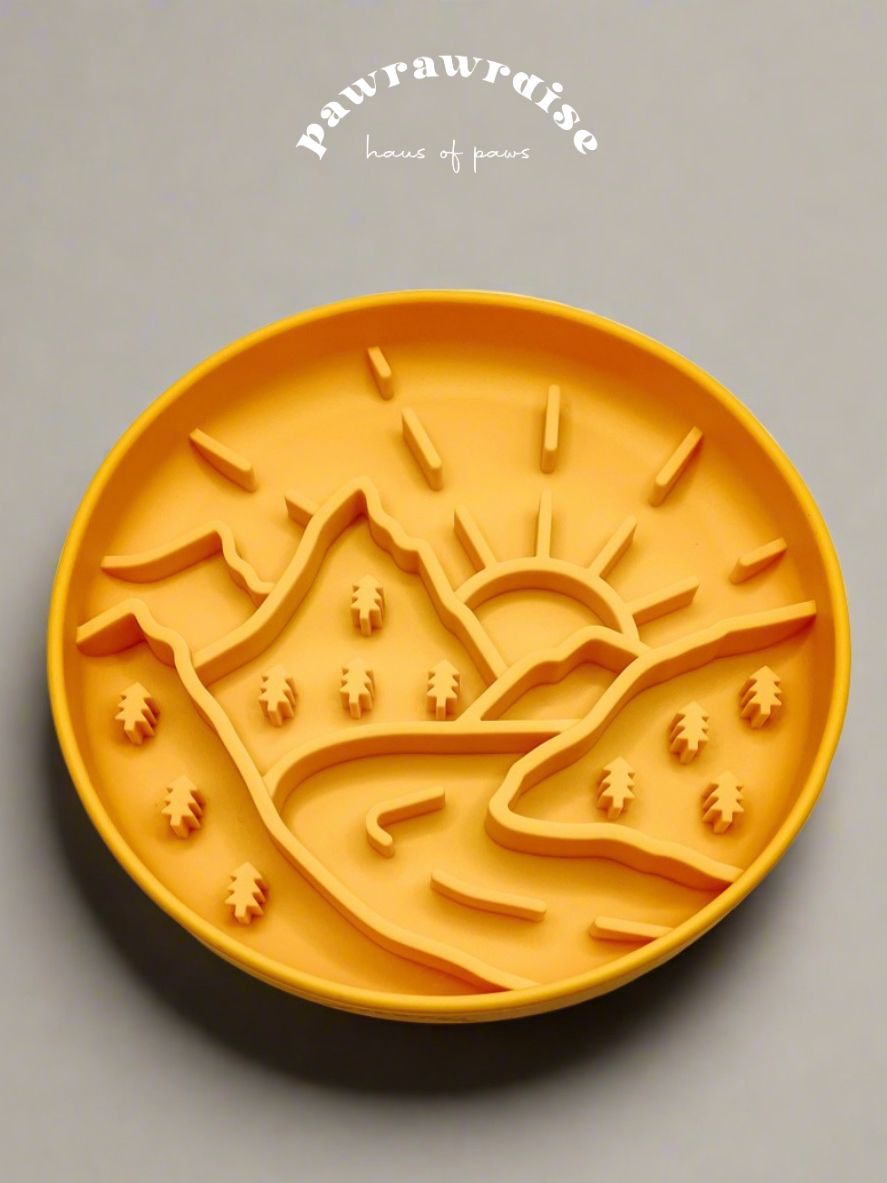 Sunset Slow Feeder / Yellow
