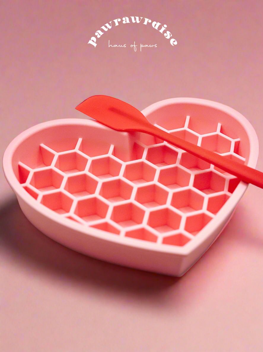 Valentina 2-in-1 Honeycomb Slow Feeder / Pink