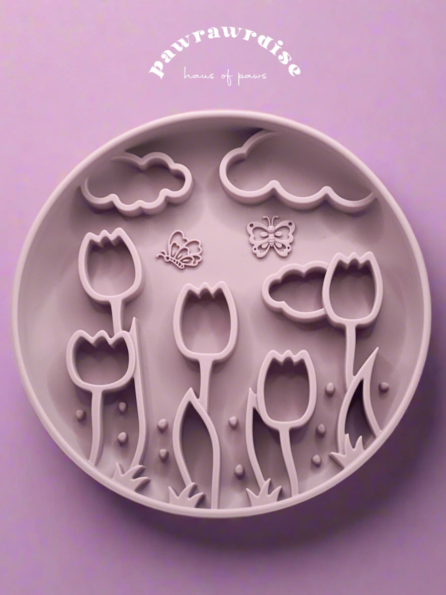 Rosey Posey Slow Feeder / Lilac