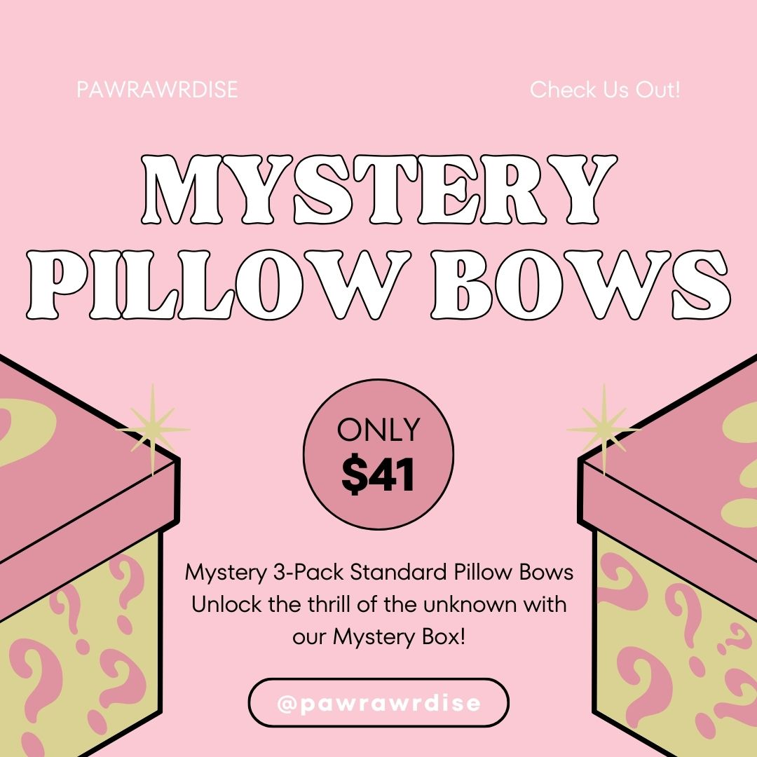 Mystery 3-Pack Pillow Bows