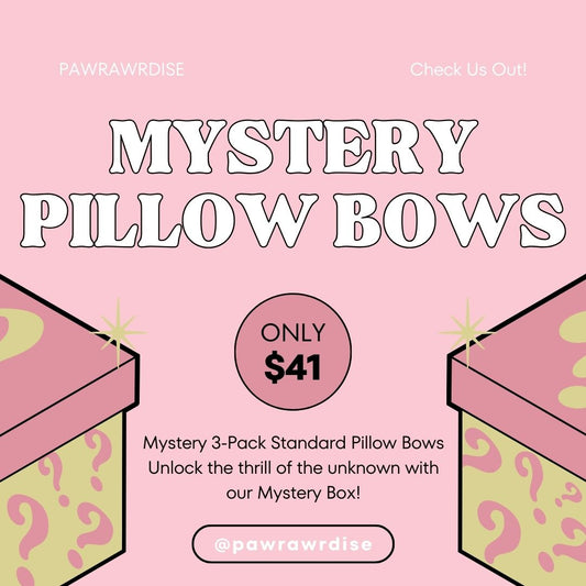 Mystery 3-Pack Pillow Bows