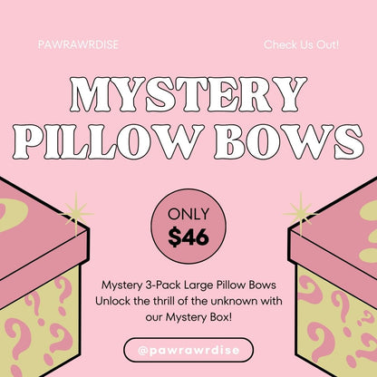 Mystery 3-Pack Pillow Bows