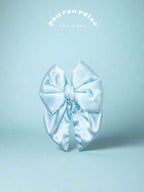 Piper Satin Pillow Sailor Bow / Blue