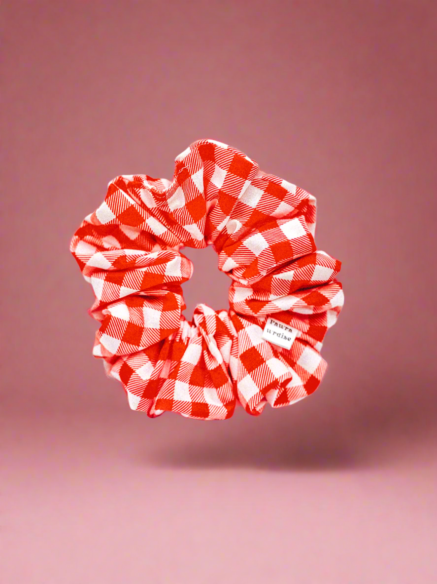 Ruby Ribbon Pearl Ornament