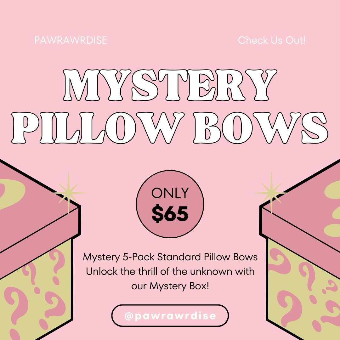 Mystery 5-Pack Pillow Bows