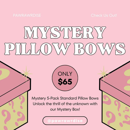 Mystery 5-Pack Pillow Bows