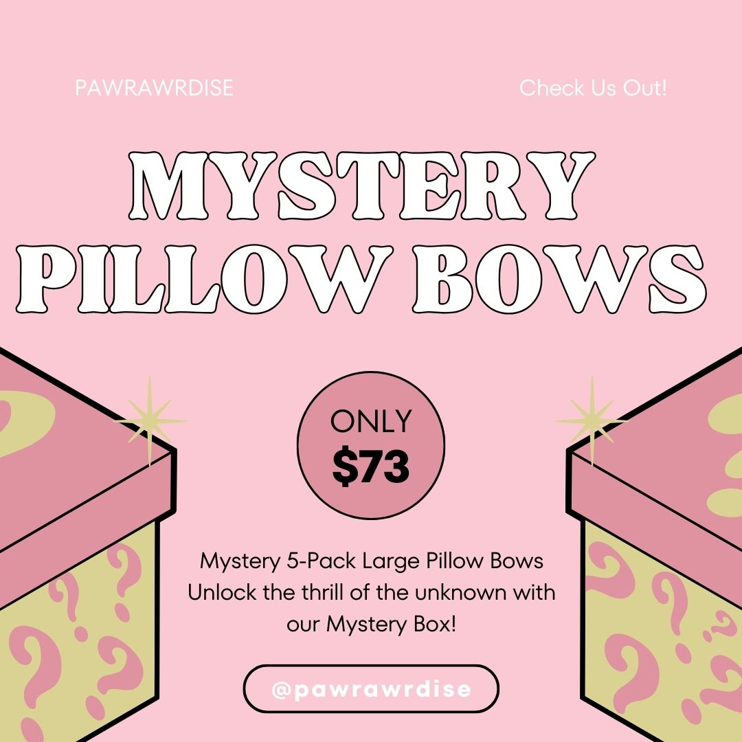 Mystery 5-Pack Pillow Bows