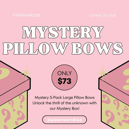 Mystery 5-Pack Pillow Bows