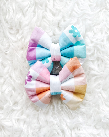 Brooklyn Rainbow Pillow Bow