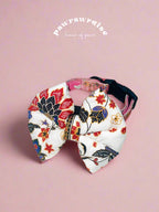 Lowen Batik Pillow Bow / White