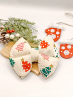 Merry Tree Pillow Bow