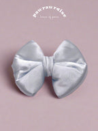 Piper Satin Pillow Bow / Blue