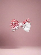 Ruby Ribbon Pearl Ornament