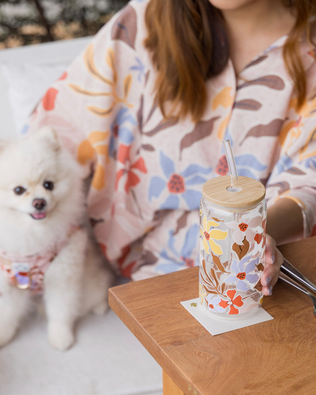 Summer Lurving 16oz Glass Cup