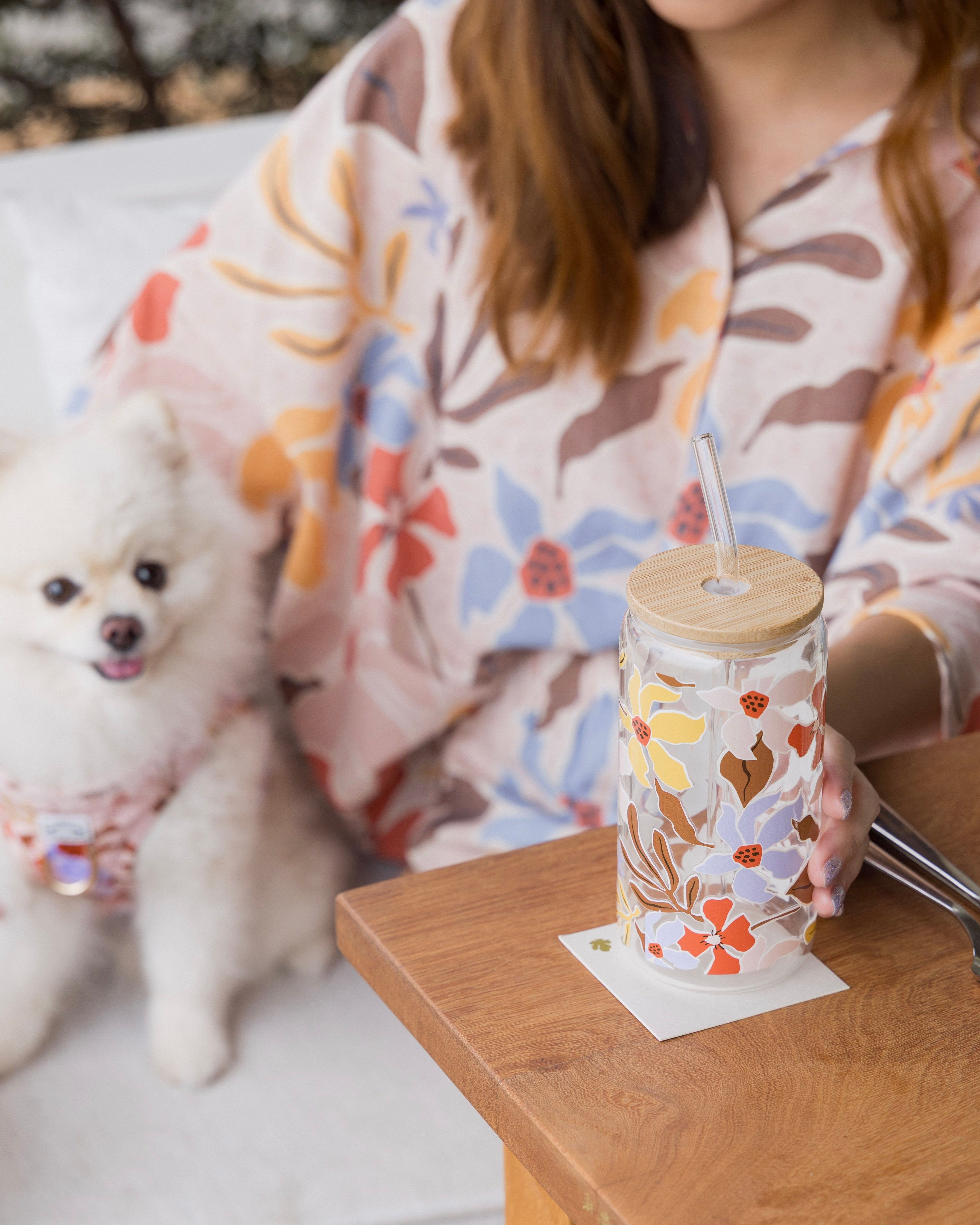 Summer Lurving 16oz Glass Cup