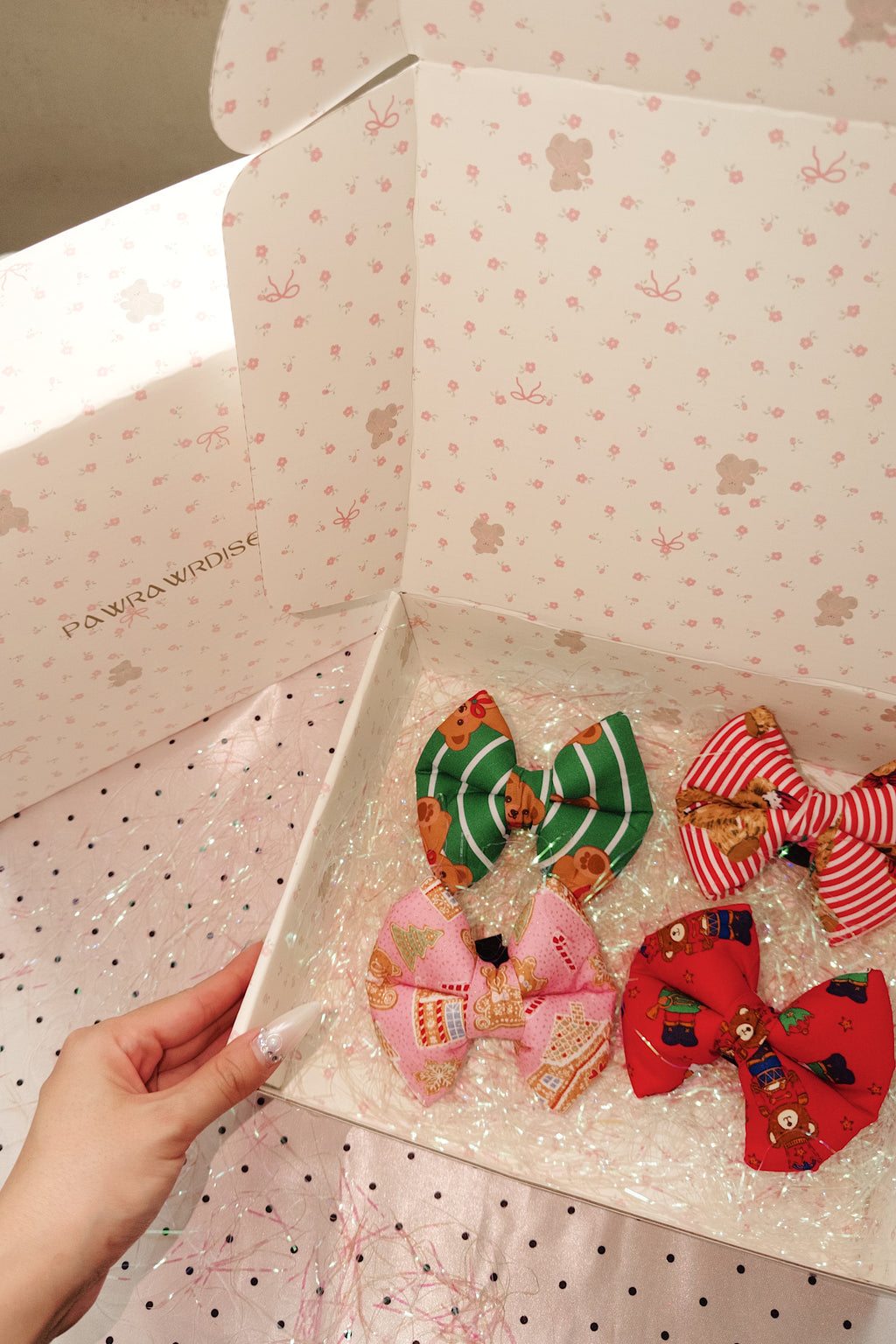 Teddy matching pet accessories by Pawrawrdise