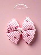 Summer Berry Pillow Bow