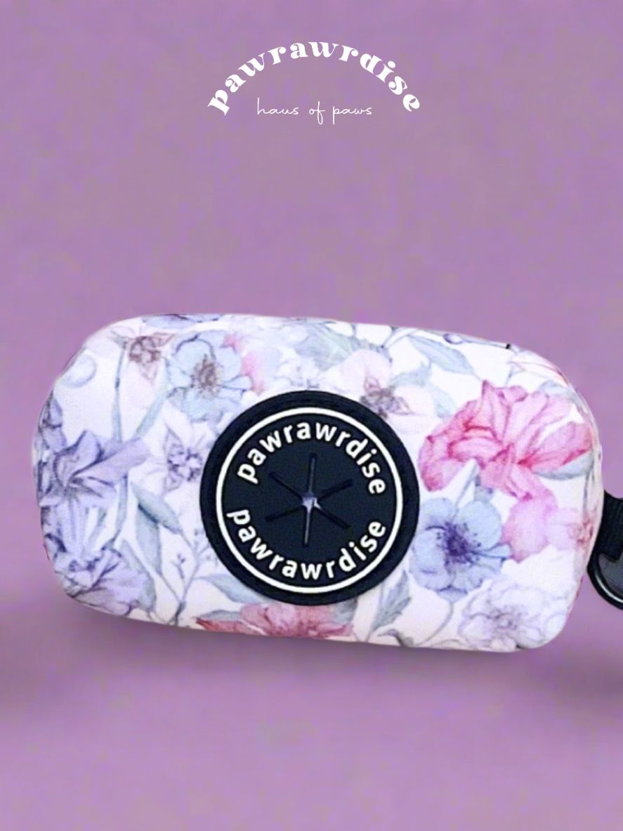 Whimsical Floral Poop Bag Holder