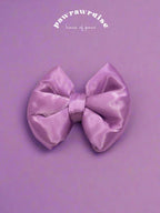Piper Satin Pillow Bow / Light Purple