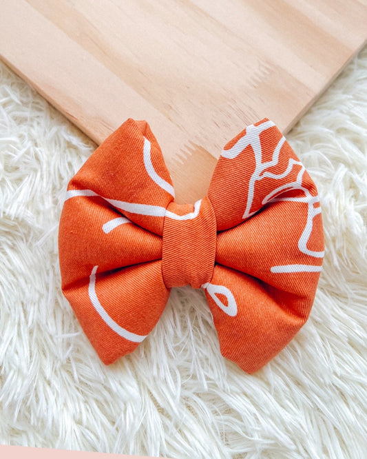 Amie Pillow Bow / Burnt Orange