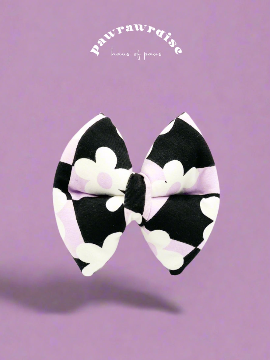 Kei Floral Pillow Bow / Purple