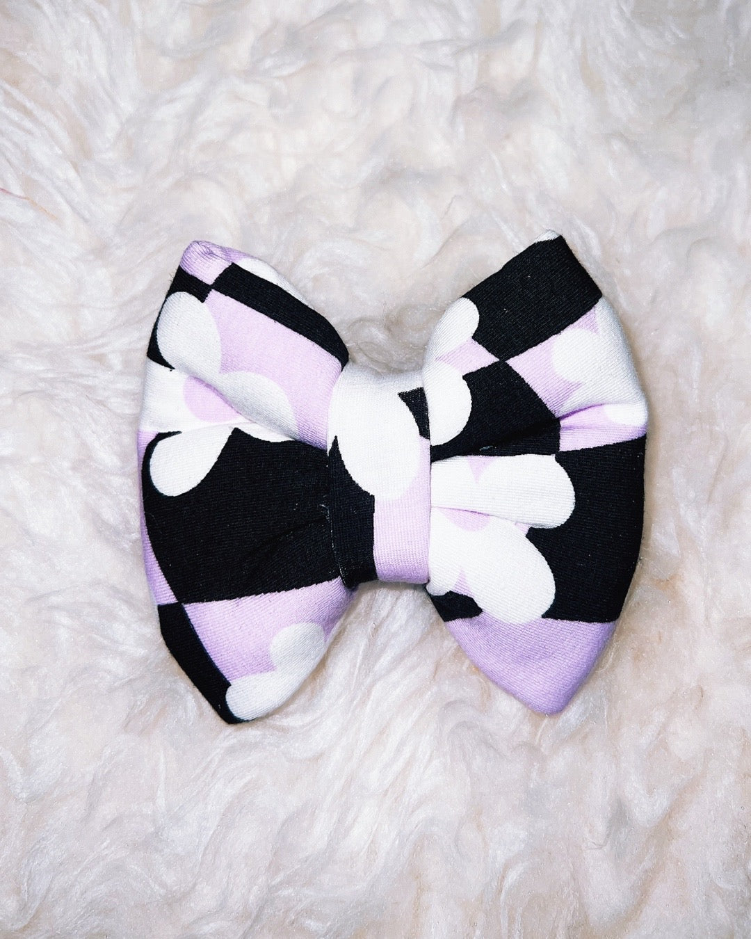 Kei Floral Pillow Bow / Purple