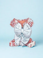 Piper Satin Pillow Sailor Bow / Blue