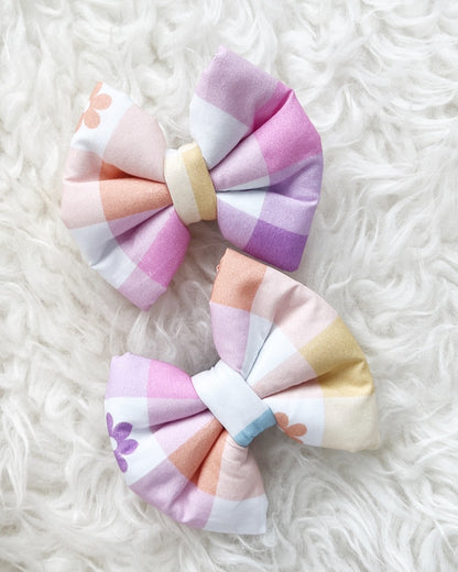 Brooklyn Rainbow Pillow Bow