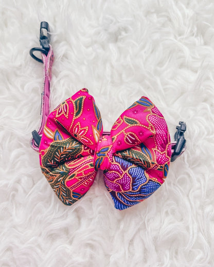 Pam Batik Pillow Bow / Pink