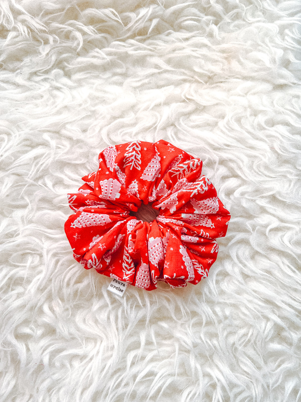 Christmas Trees Large Scrunchie