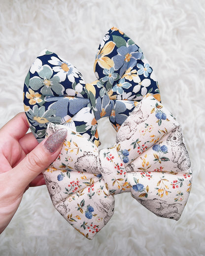 Flopsy Rabbit Pillow Bow / Cream