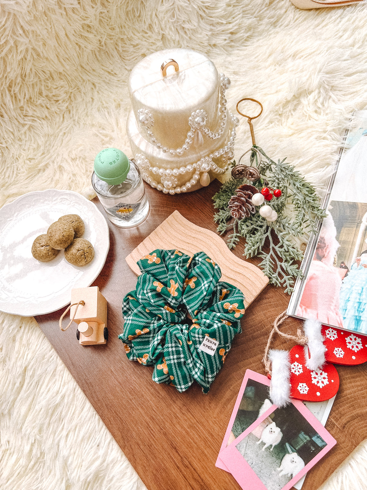 Gingerbread Man Large Scrunchie