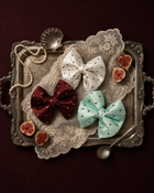 Polka Dots Pillow Bow