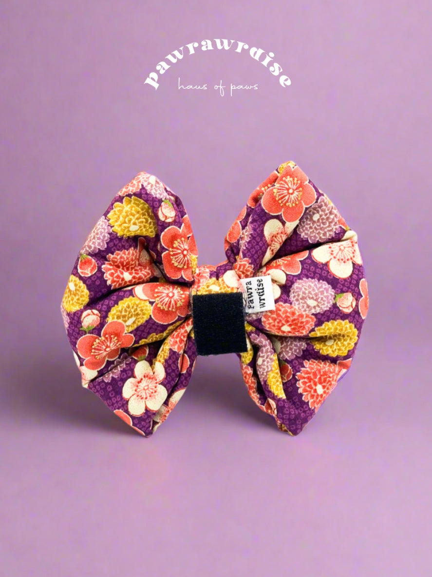 Kiera Pillow Bow / Purple