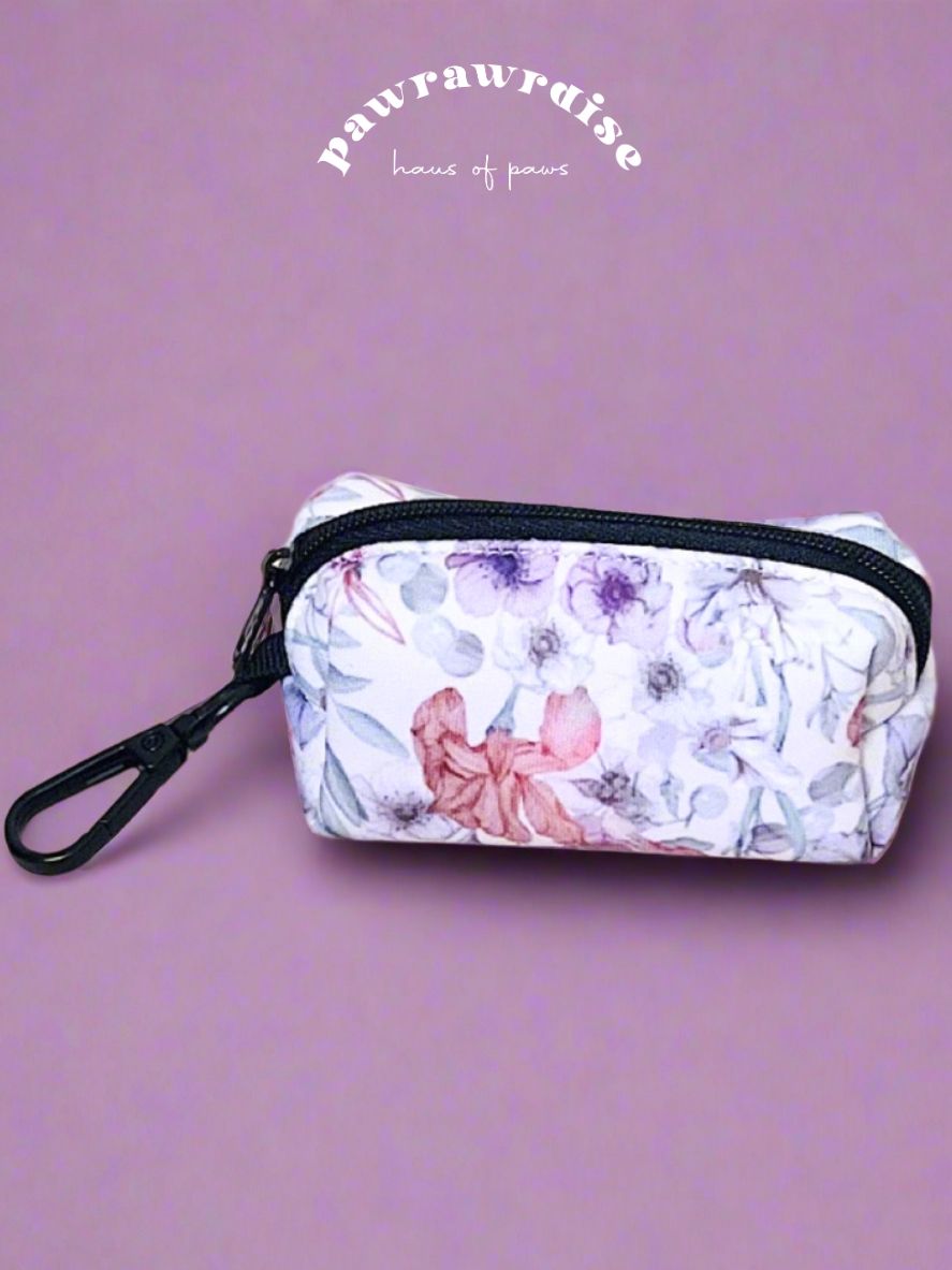 Whimsical Floral Poop Bag Holder