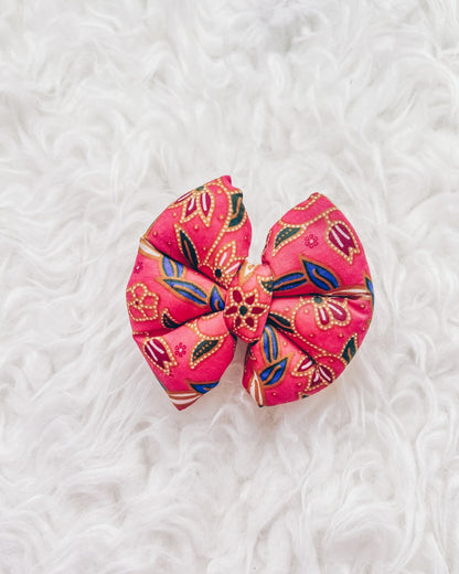 Pam Batik Pillow Bow / Pink