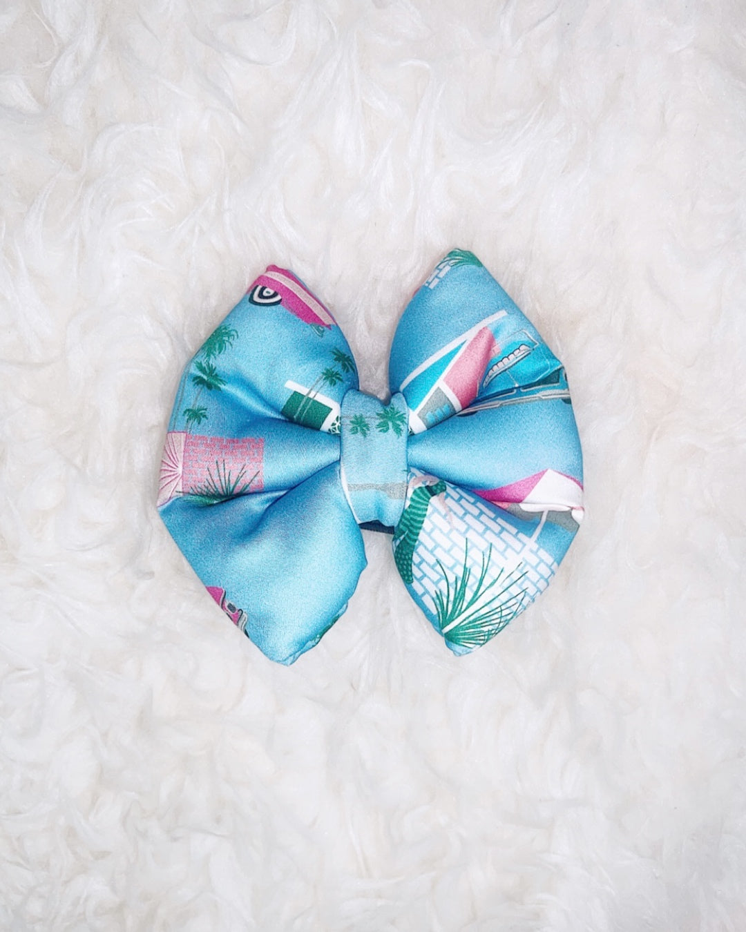 Malibu Dreams Pillow Bow / Blue