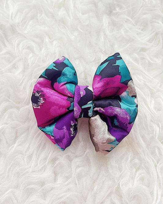 Judy Floral Pillow Bow