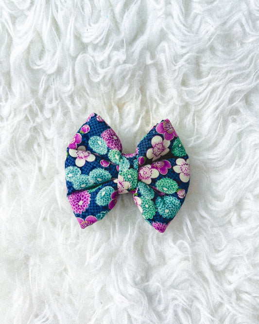 Kiera Pillow Bow / Turquoise