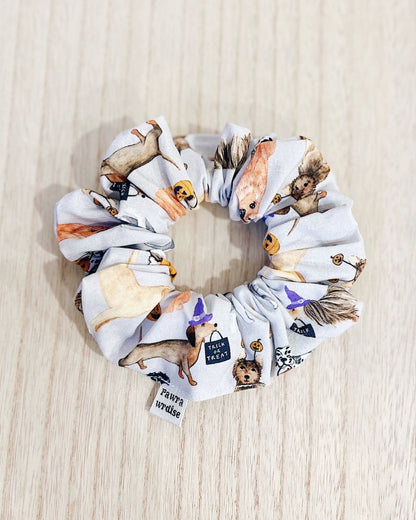 Halloween Pups Scrunchie