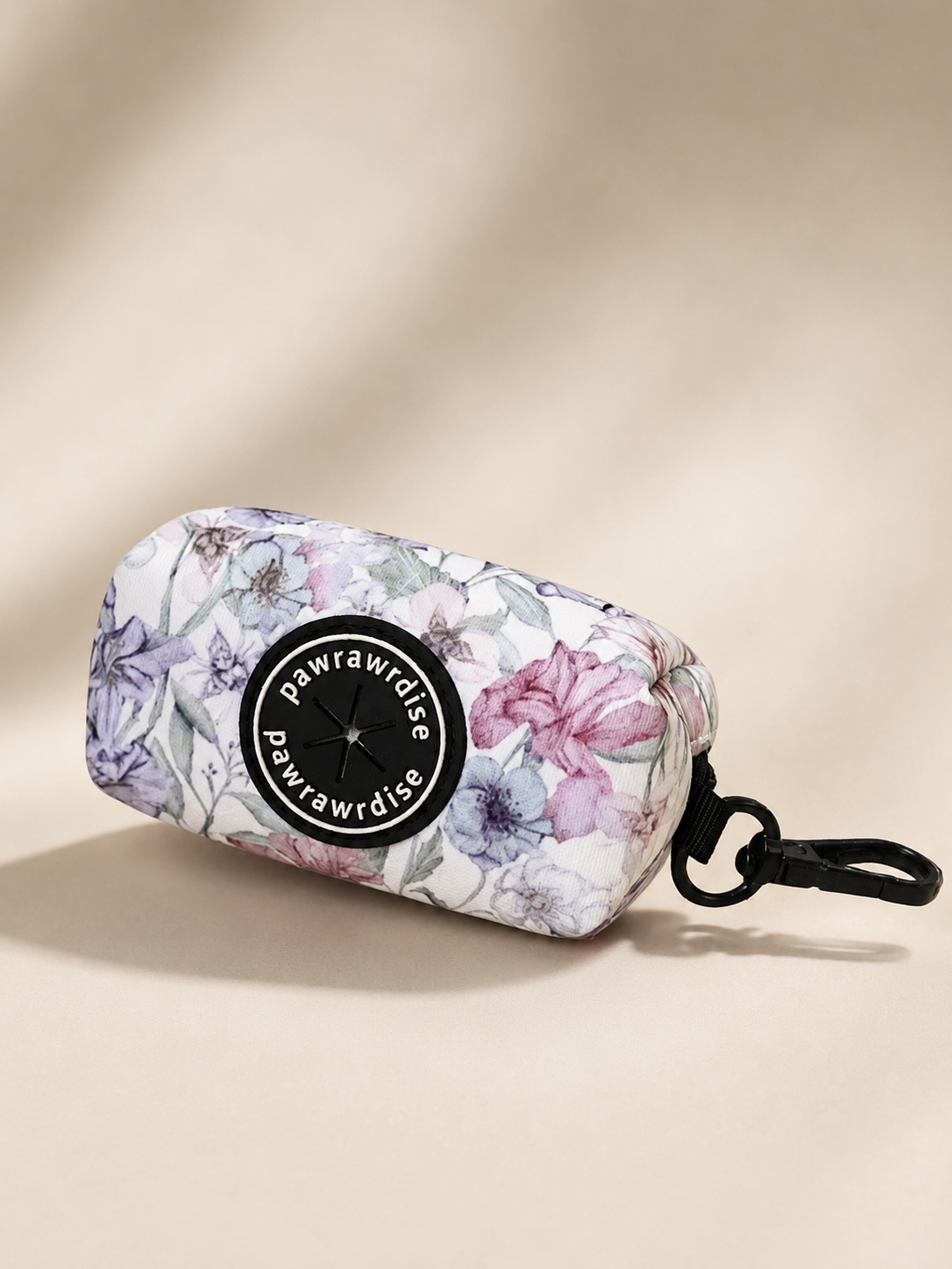 Whimsical Floral Poop Bag Holder