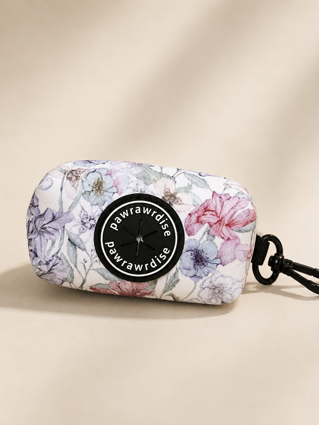 Whimsical Floral Poop Bag Holder