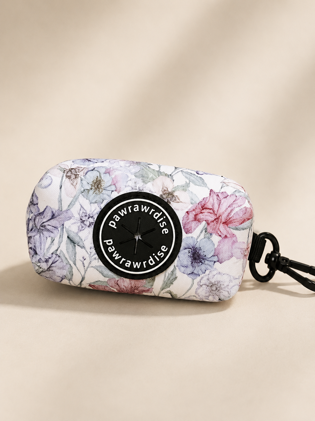 Whimsical Floral Poop Bag Holder