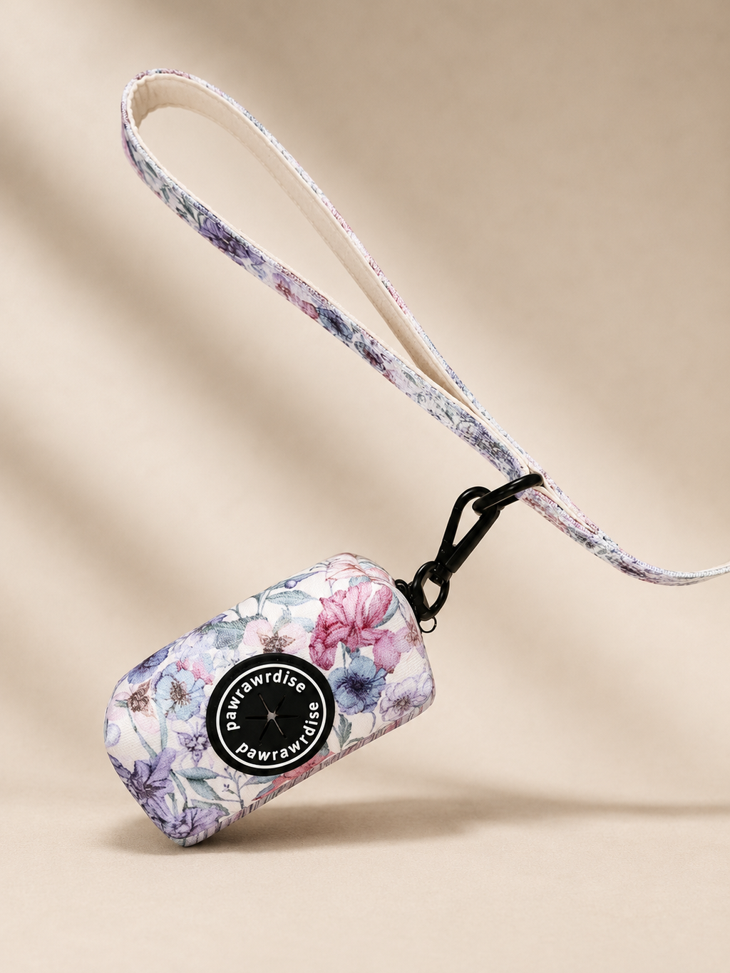 Whimsical Floral Poop Bag Holder