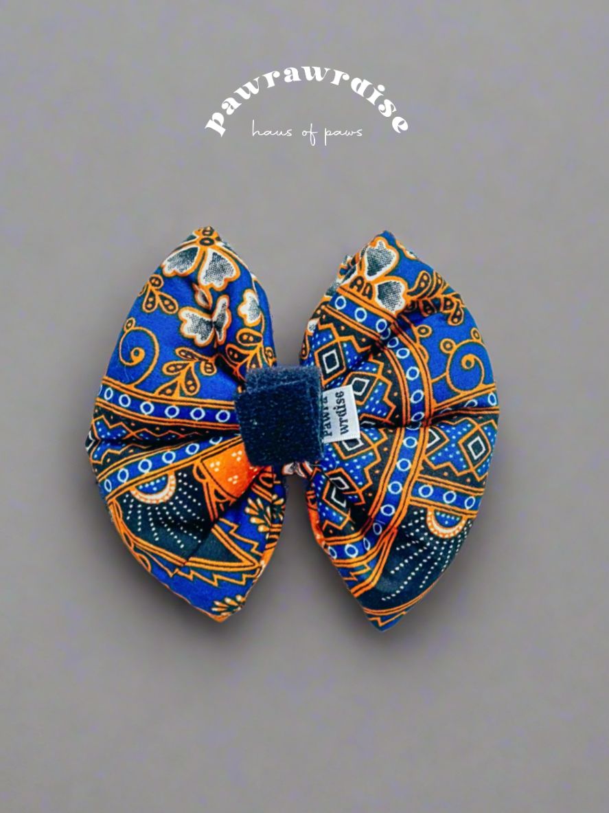 Pam Batik Pillow Bow / Navy