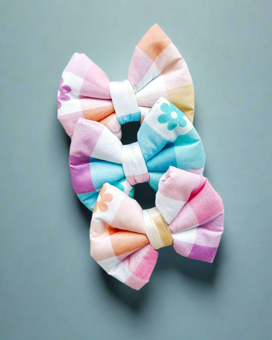 Brooklyn Rainbow Pillow Bow
