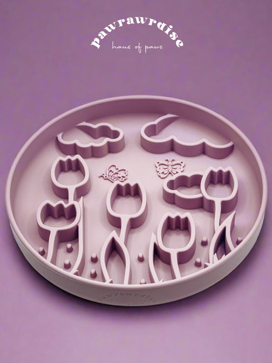 Rosey Posey Slow Feeder / Lilac