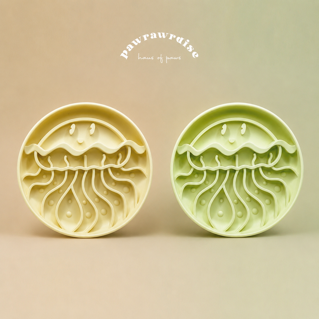 Jelly Fish Slow Feeder Bowl